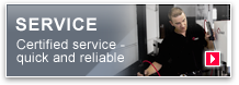 Certified service - quick and reliable